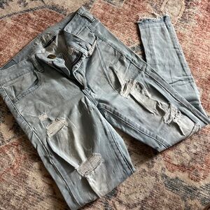 American Eagle Outfitters Light Blue High Rise Jeans